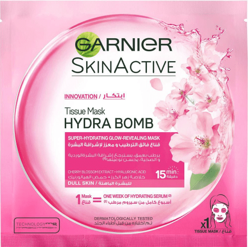 GARNIER HYDRABOMB TISSUE MASK CHAMOMILE 30G