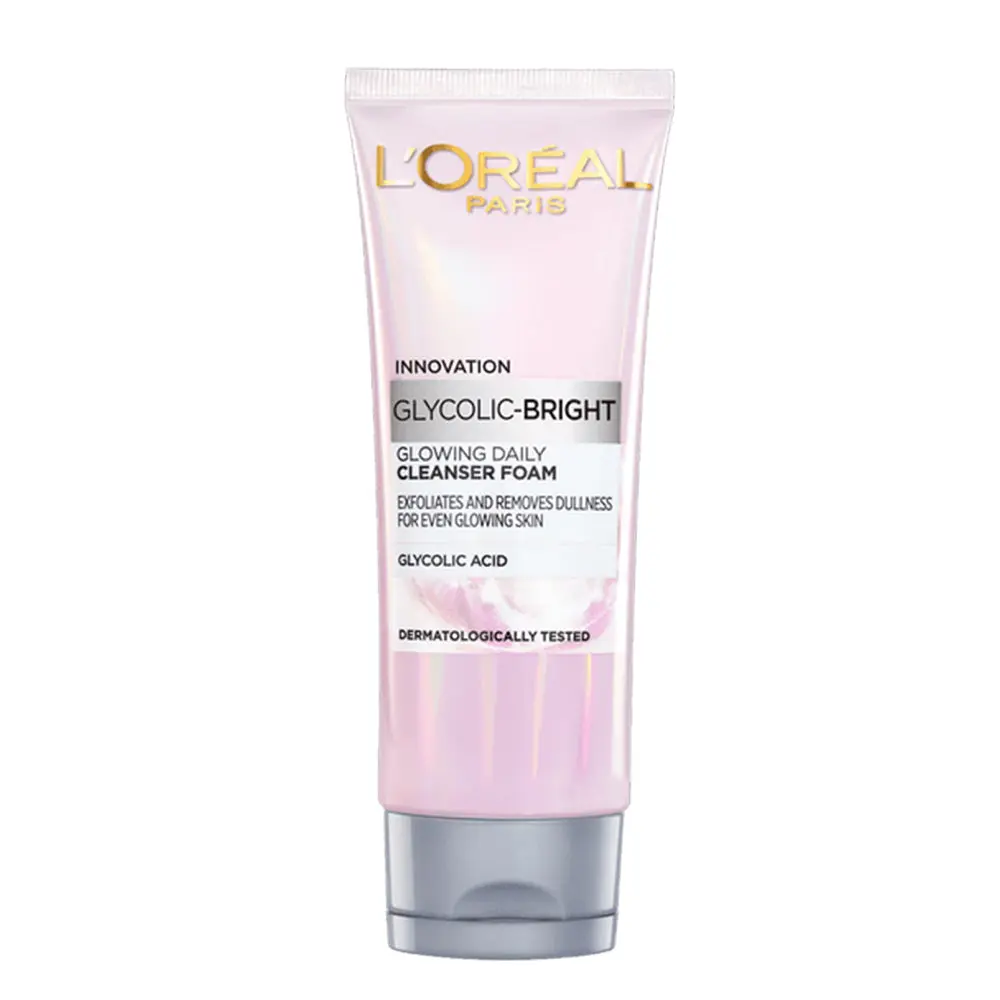 LOREAL PARIS GLYCOLIC BRIGHT CLEANSER 100ML