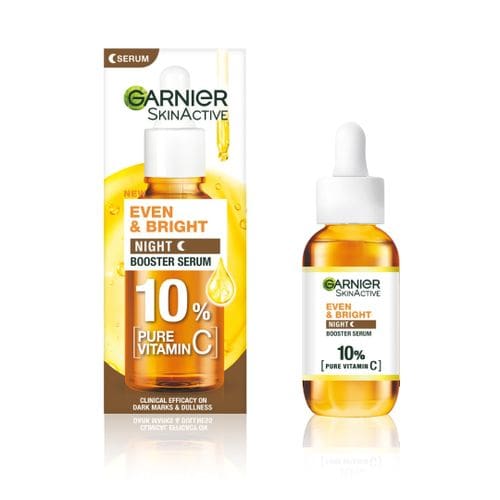 GARNIER EVEN &amp; BRIGHT NIGHT BOOSTER SERUM 30ML